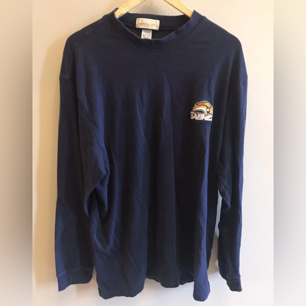 Buffalo Sabres mock neck long sleeve shirt - XXL - 2006 Era - Slug Logo